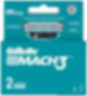 Gillette Mach3 Manual Shaving Razor Blades 2 Count