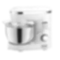 Black+Decker Stand Mixer And Kitchen Machine With Stainless Steel Bowl 6 Speed 1000W SM1000-B5 White/Silver