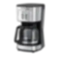 Black+Decker Programmable Coffee Maker Machine With 1.5L Glass Carafe 12 Cups 900W DCM85-B5 Black/Silver