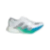 Adidas Adizero Adios Pro 4 Shoes Crystal White / Matte Silver / Glory Green Size 36