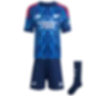 Adidas Arsenal 25/26 Away Mini Kit Kids Night Indigo / Matte Silver Size 2-3y