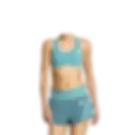 Adidas Women Adizero Run Medium Support Bra Powder Teal Jv7198 Size Xs A-b