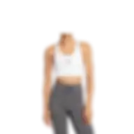 Adidas Women Run Pocket Medium Support Bra White Ji5989 Size Xs A-b