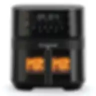 Nutricook Air Fryer 3 Vision With Clear Window And Internal Light By Caliber Brands, 5.7L, Air Fry, Roast, Bake, Dehydrate & Reheat, 6 Presets, Af357V, Black, 1700 Watts