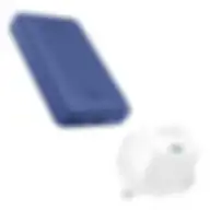 Anker Power Bank Blue 10000mah And Wall Adapter 20w White