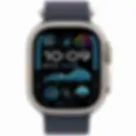 Apple Watch Ultra 2 Gps + Cellular, 49mm Natural Titanium Case With Navy Ocean Band