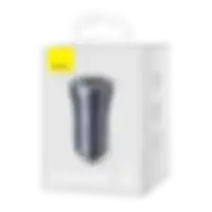 Baseus Golden Contactor Pro Dual Car Charger 40w Dark Gray Cgjp000013