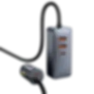 Baseus Share Together Pps Multi-port Fast Charging Car Charger With Extension Ccbt-a0g