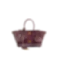 Balenciaga Bel Air Carry All Mini Bag Burgundy