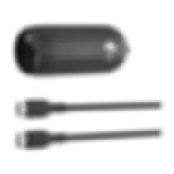 Belkin Boostcharge 30w Usb-c Car Charger + Usb-c To Usb-c Cable Black Cca004bt1mbk-b6