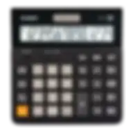 Casio 14-digit Desktop Type Practical Calculators Dh-14