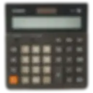 Casio 16-digit Desktop Type Practical Calculators Dh-16