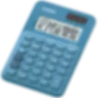 Casio Mini Desk Calculator Blue Ms-7uc-bu-n-dc