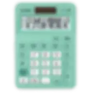 Casio Table Calculator 12 Digits Green Mx-12b-gn-w-dc