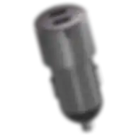 Energea Alu Drive D60 2 Usb-c Pd/pps Aluminium 66w Car Charger Gunmetal Enrg-car-ad-d60