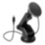 Energea Magdrive Magsafe Compatible Aluminium Car Charger Black Enrg-mag-drvd-gun