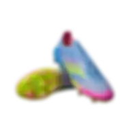 Adidas F50 Elite Laceless Firm Ground Boots Blue Fusion / Lucid Lemon / Lucid Pink Size 44 2/3