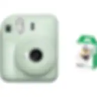Fujifilm Instax Mini 12 Instant Camera Mint Green + 1 Pack Film