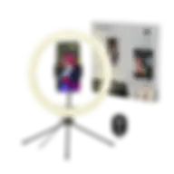 Hyphen 10-inch Led Ring Light With Mini Tripod And Phone Holder Hvr-10rltp4602