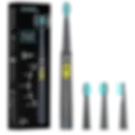 Izi White Ultra Sonic Whitening Electric Toothbrush 360 Deep Clean, Smart Timer-4 Brush Heads