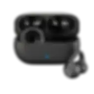 JLab Flex Open Clip Wireless Earbuds, Black, Ieuebflexrblk124