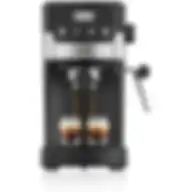 LePresso 20 Bar 2 Cups Dual Stainless Steel Filter Coffee Machine, Touch Display, 1.2l Tank Coffee Maker Black, Lpcffm0004-bk