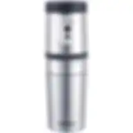LePresso Portable Mini Grinding And Coffee Maker With Stainless Steel Mug 1600 Mah Battery Abs Silver, Lpgcmsm