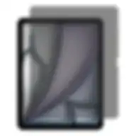 Levelo High Silicone Aluminum Glass Privacy Screen Protector Ipad Air 13 2024 Black Lvlhsasca13bk