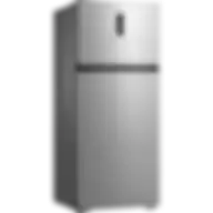 Midea Double Door Refrigerator Net Capacity 539L Frost Free Silver Finish Glass Shelves