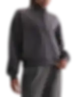 Nike 24.7 Impossiblysoft Women's Dri-fit Oversized 1/2-zip Top Hq8188-036 Size M