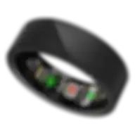 Noise Luna Smart Ring Size 8 Lunar Black Nbr1-8-lblk