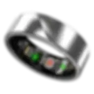Noise Luna Smart Ring Size 8 Starlight Silver Nbr1-8-ssdvr