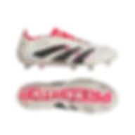 Adidas Predator Elite Firm Ground Boots Off White / Core Black / Pure Ruby Size 40