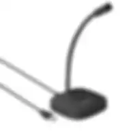 Promate High Definition Omni-directional Usb Microphone With Flexible Gooseneck Led Indicator And Built-in Anti-tangle Cord Promic-1 Black