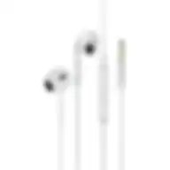 Promate Wired Earphones With Mic Noise Isolation Phonic White