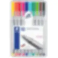 Staedtler 334 Triplus Fineliner Superfine Point Pens 0.3 Mm Multicolor Pack Of 10