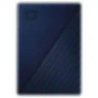 Western Digital My Passport Usb 3.2 Gen 1 External 2TB Hard Disk Drive Midnight Blue