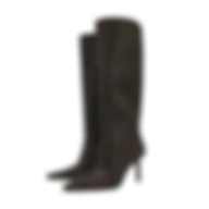 Zara Knee-high Boots With Sparkly Details Chocolate Brown 1030-610-116 Size 39