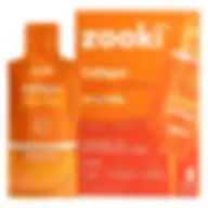 Zooki Super Strength Marine Collagen 11000mg Mango Peach Flavor Liquid Sachets 18.5ml, Pack Of 14's