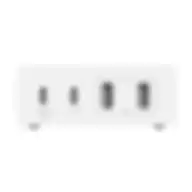 Belkin Boostcharge Pro 4 Port Gan Charger 108w 2x Usb-c And 2x Usb-a Ports 2m Cord Uk Plug White