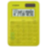 Casio Mini Desk Calculator Lime Green Ms-7uc-yg-n-dc