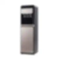 Clikon Bottom Loading Water Dispenser Hot,Cold,Normal Taps With Child Lock,Water Indicator And 590 Watts,Stylish Black And Beige Design Ck4053