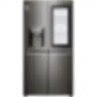 LG InstaView Door-in-Door Side By Side Refrigerator 889 Litres GRX39FTKHL, Hygiene FRESH+, Inverter Linear Compressor 