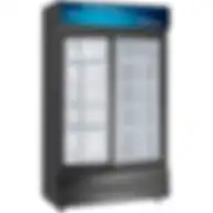 West Point  Showcas Chillers  - Sliding 2 Door - No Frost - 1200L