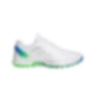 Adidas Adizero Zg Spikeless Golf Shoes Cloud White / Silver Metallic / Lime Burst Size 40 2/3