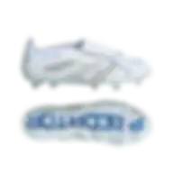 Adidas Predator Elite Fold-over Tongue Firm Ground Boots Cloud White / Silver Metallic / Bright Royal Size 42