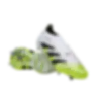 Adidas Predator Elite Laceless Firm Ground Boots Cloud White / Core Black / Lucid Lemon Size 40